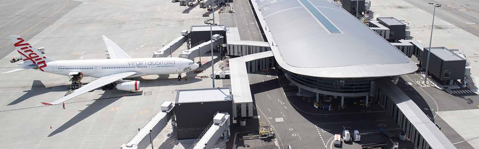 plane at terminal